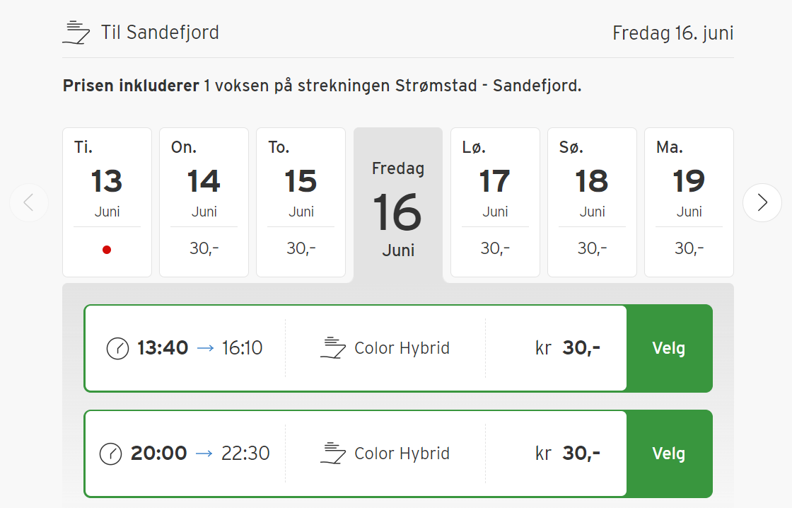 Ferge Sandefjord Strømstad: Timer og priser | All informasjon - Alt du ...